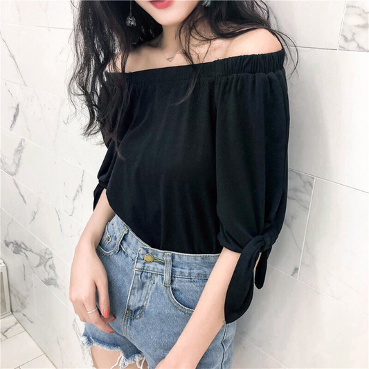 Off-Shoulder Blouse